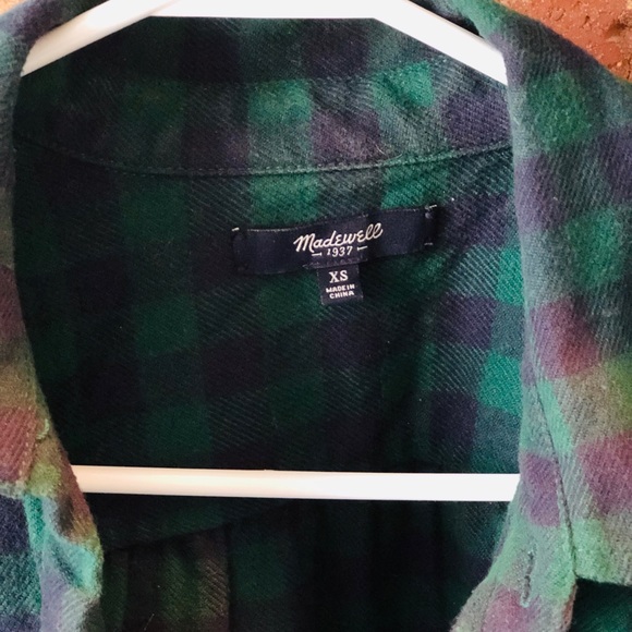 Madewell Buttoned Pocket Flannel XS - Picture 3 of 3